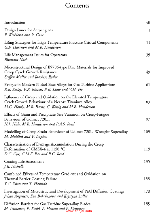 《Life Assessment of Hot Section Gas Turbine Components》