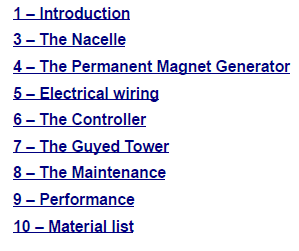 《How to build a micro wind turbine》