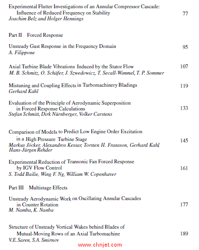 《Unsteady Aerodynamics, Aeroacoustics and Aeroelasticity of Turbomachines》