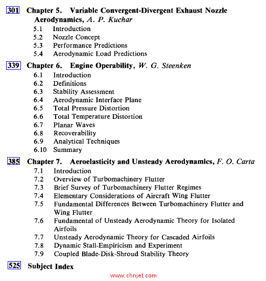 《Aircraft Propulsion Systems Technology and Design》