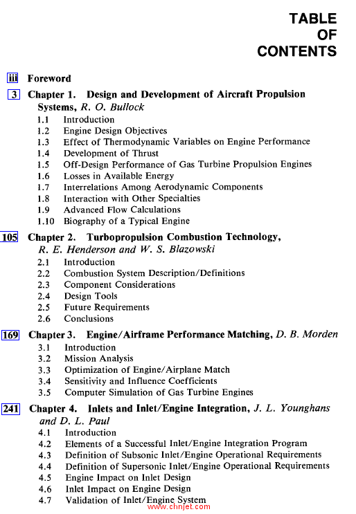 《Aircraft Propulsion Systems Technology and Design》