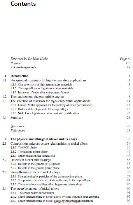 《The Superalloys：Fundamentals and Applications》