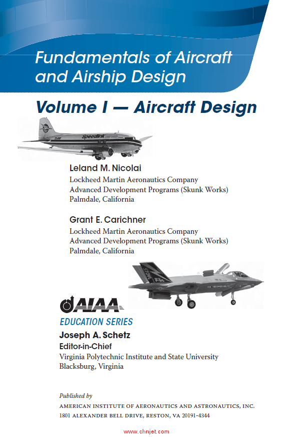 《Fundamentals of Aircraft and Airship Design, Volume I - Aircraft Design》
