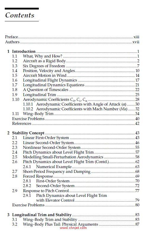 《Elementary Flight Dynamics with an Introduction to Bifurcation and Continuation Methods》