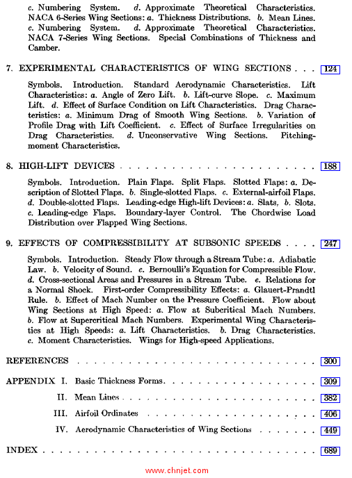 《Theory of Wing Sections：Including a Summary of Airfoil Data》