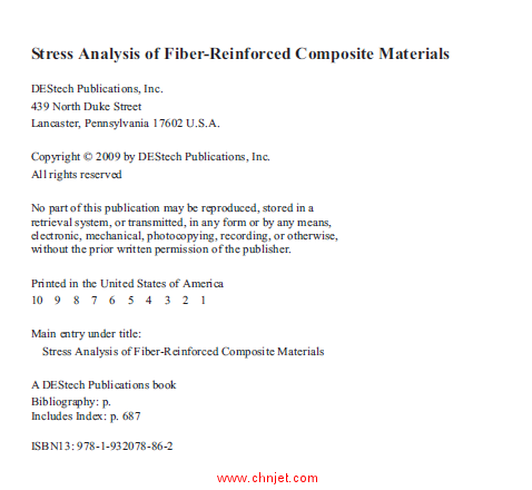 《Stress Analysis of Fiber-Reinforced Composite Materials》更新版