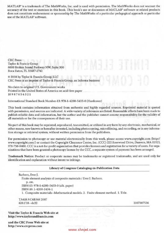 《Finite element analysis of composite materials》