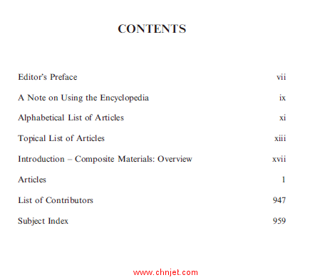 《Concise Encyclopedia of Composite Materials》第二版