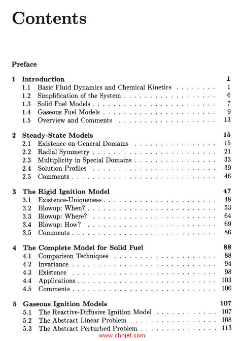 《Mathematical Problems from Combustion Theory》