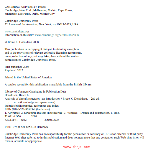 《Analysis of Aircraft Structures: An Introduction》第二版