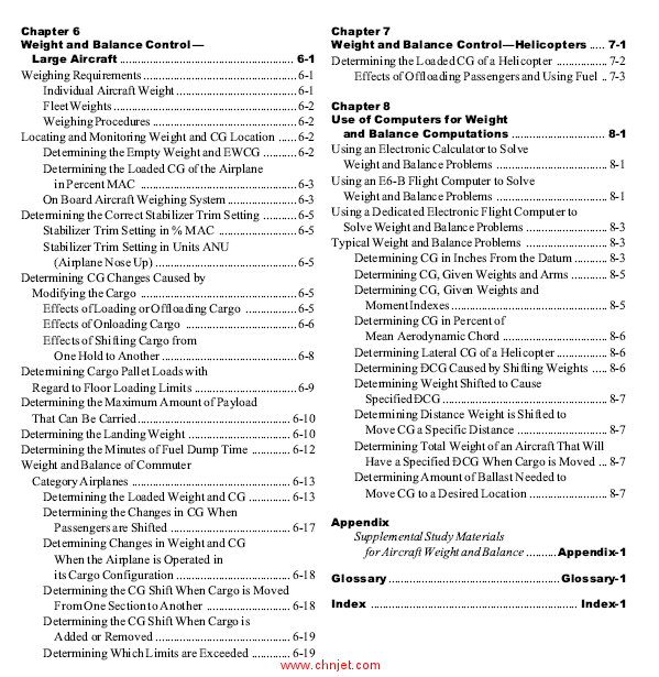 《Aircraft Weight and Balance Handbook》