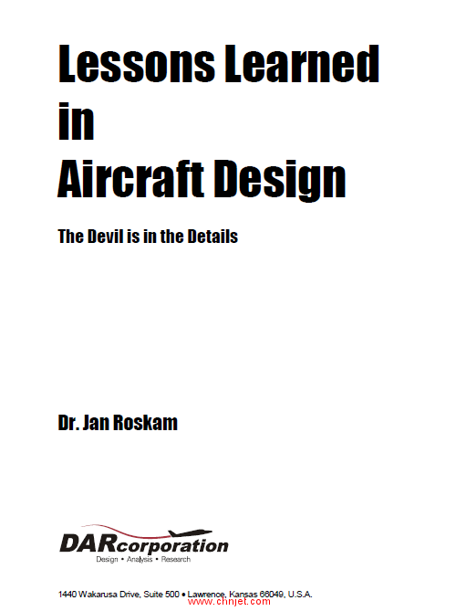 《Lessons Learned in Aircraft Design》