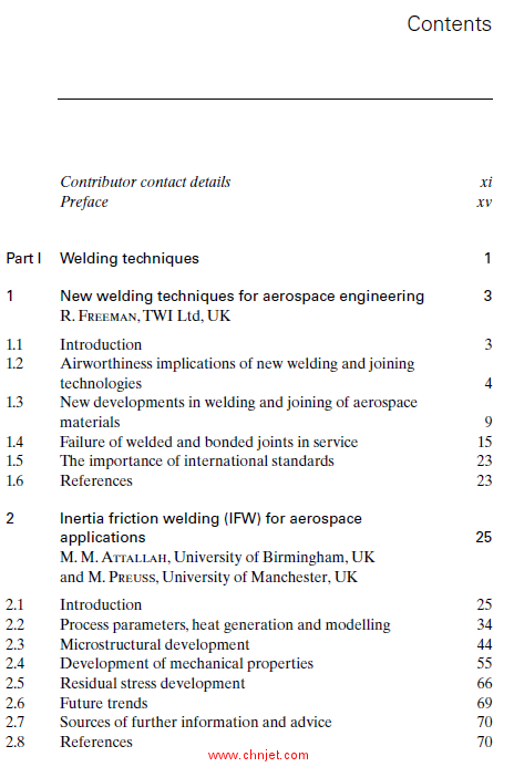 《Welding and joining of aerospace materials》