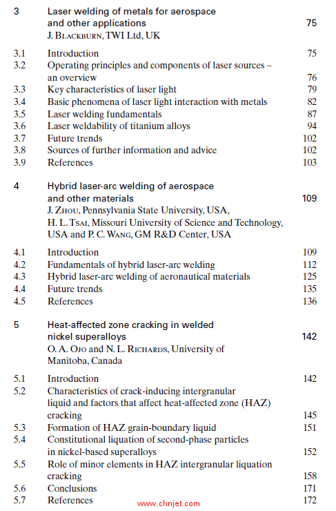 《Welding and joining of aerospace materials》