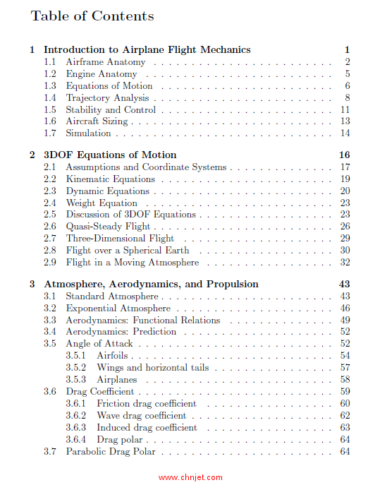 《Fundamentals of Airplane Flight Mechanics》