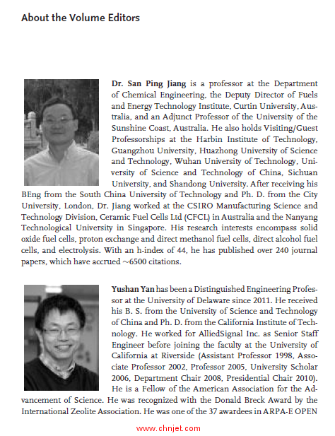 《Materials for High-Temperature Fuel Cells》