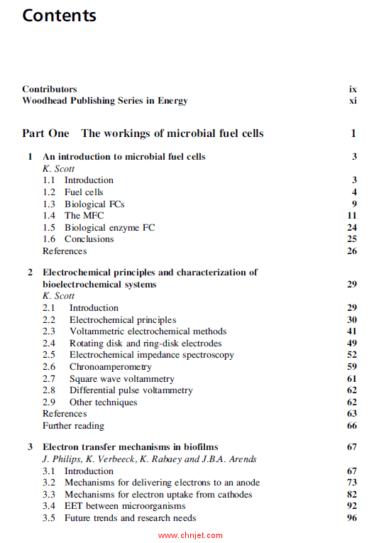 《Microbial Electrochemical and Fuel Cells：Fundamentals and Applications》