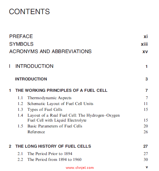 《FUEL CELLS：Problems and Solutions》