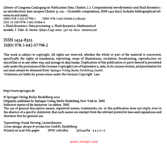 《ComputationaI Aerodynamics and Fluid Dynamics：An Introduction》