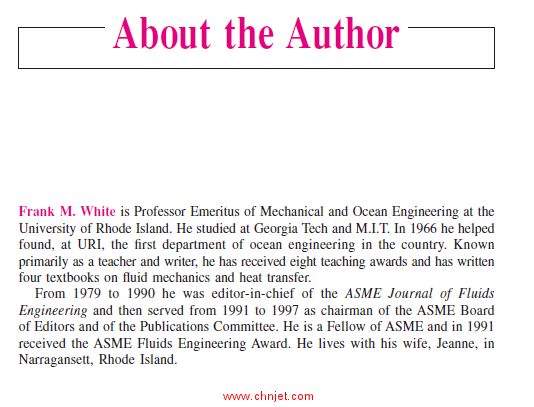 《Fluid Mechanics》McGraw出版社第七版