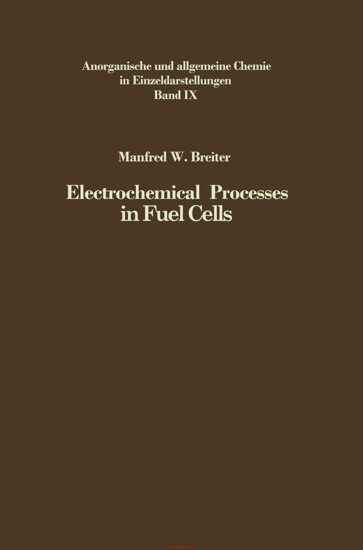 《Electrochemical Processes in Fuel Cells》