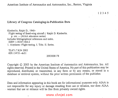《Flight Testing of Fixed Wing Aircraft》
