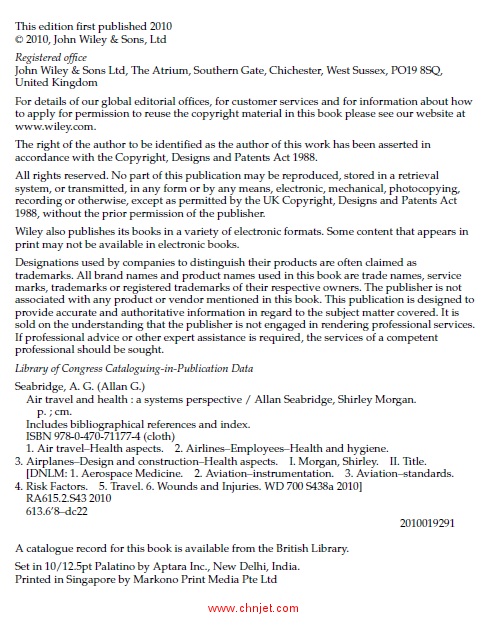 《Air Travel and Health: A Systems Perspective》