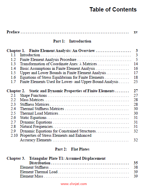 《Finite Element Structural Analysis:New Concepts》