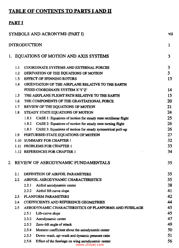 《Airplane Flight Dynamics and Automatic Flight Controls》一二册