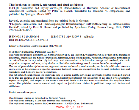 《In-Flight Simulators and Fly-by-Wire/Light Demonstrators：A Historical Account of International Ae ...