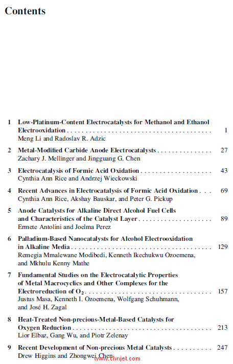 《Electrocatalysis in Fuel Cells: A Non- and Low- Platinum Approach》