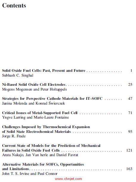 《Solid Oxide Fuels Cells: Facts and Figures: Past Present and Future Perspectives for SOFC Technolo ...