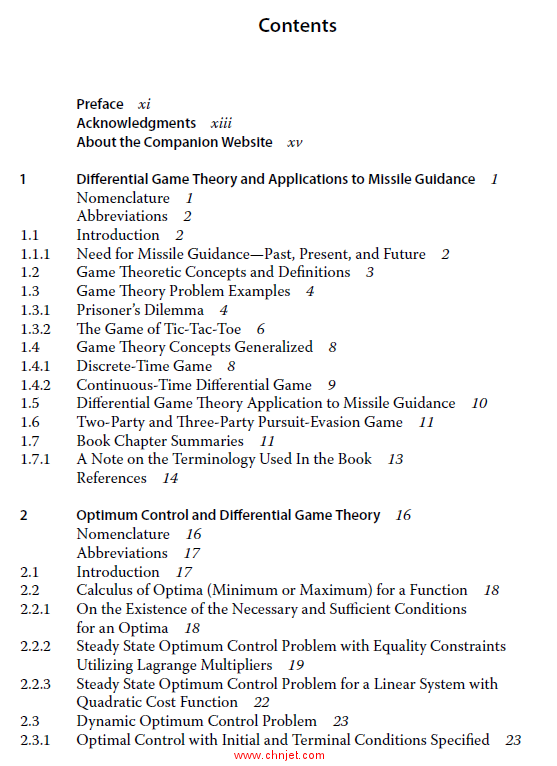 《Differential Game Theory with Applications to Missiles and Autonomous Systems Guidance》