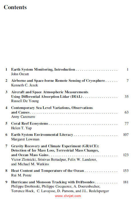 《Earth System Monitoring: Selected Entries from the Encyclopedia of Sustainability Science and Tech ...