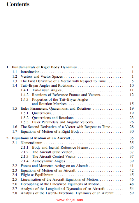 《A Mathematical Perspective on Flight Dynamics and Control》