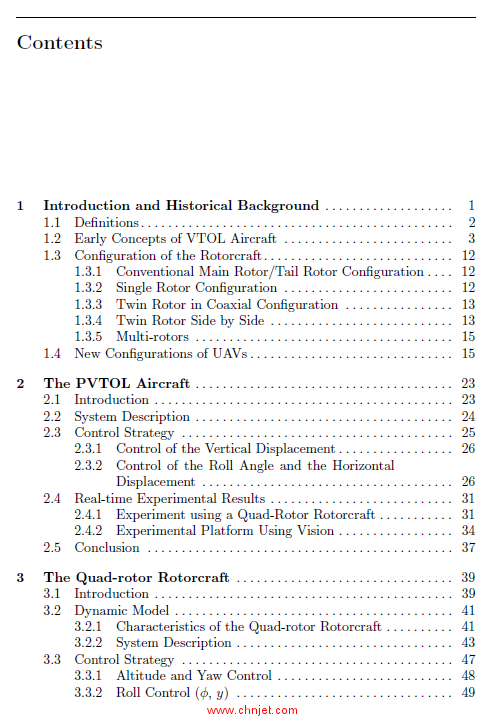 《Modelling and Control of Mini-Flying Machines》