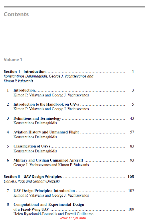 《Handbook of Unmanned Aerial Vehicles》