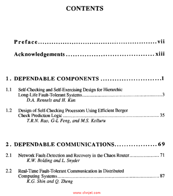 《Foundations of Dependable Computing: System Implementation》