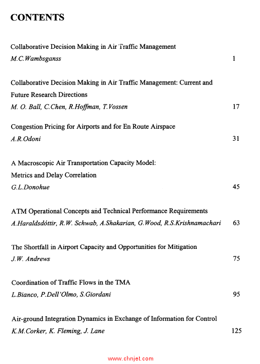 《New concepts and methods in air traffic management》