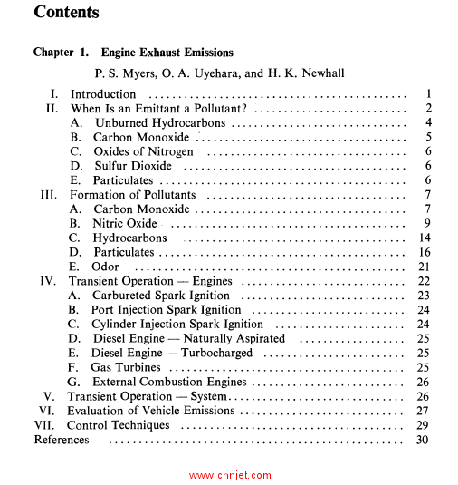 《Engine Emissions: Pollutant Formation and Measurement》