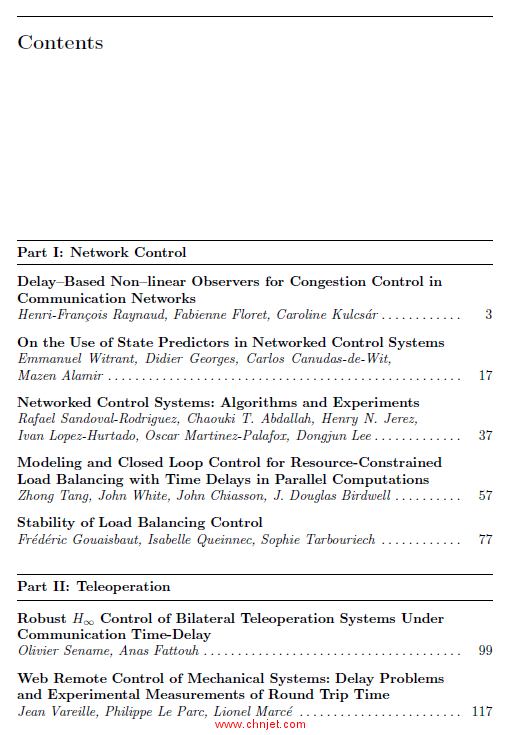 《Applications of Time Delay Systems》