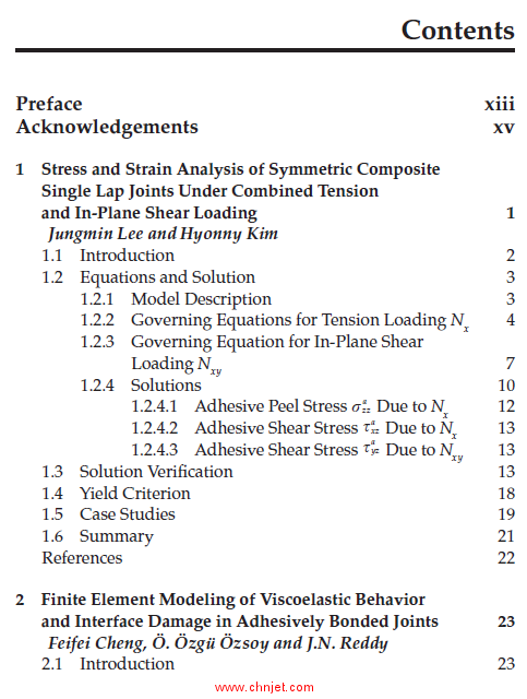 《Advances in Modeling and Design of Adhesively Bonded Systems》