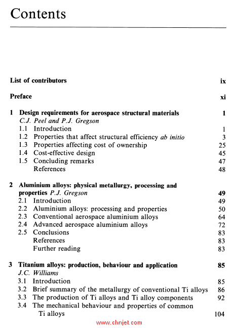 《High Performance Materials in Aerospace》