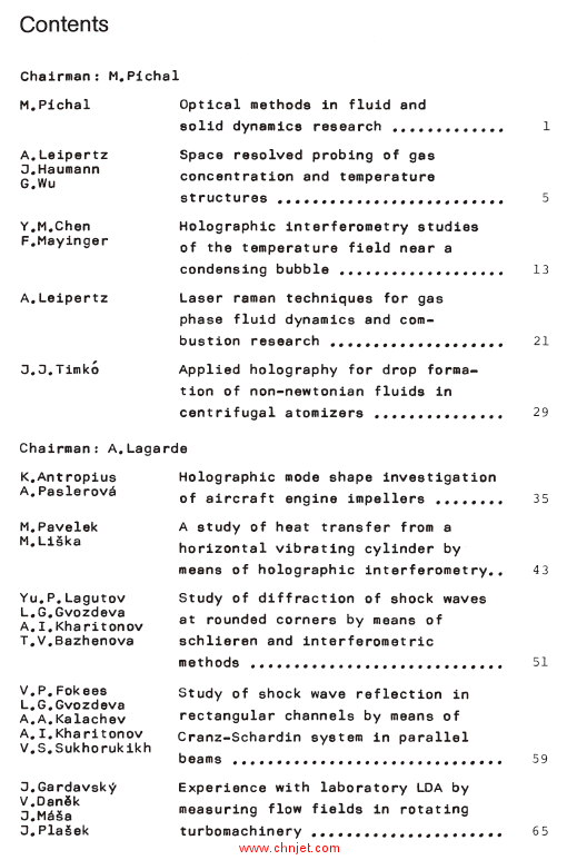 《Optical Methods in Dynamics of Fluids and Solids: Proceedings of an International Symposium, held  ...