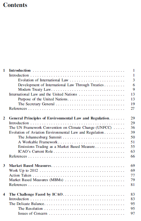 《Aviation and Climate Change: In Search of a Global Market Based Measure》