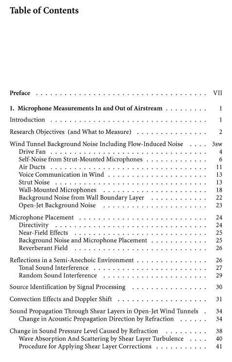 《Aeroacoustic Measurements》