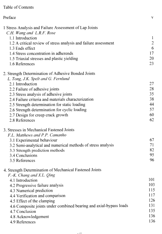 《Recent Advances in Structural Joints and Repairs for Composite Materials》