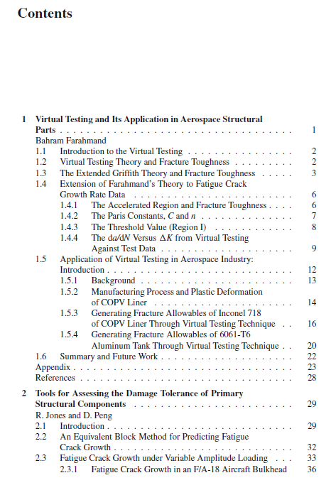 《Virtual testing and predictive modeling: for fatigue and fracture mechanics allowables》