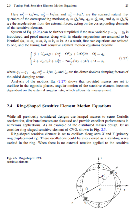 《Coriolis Vibratory Gyroscopes: Theory and Design》