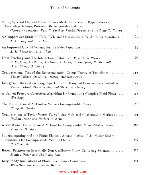 《Recent Advances in Computational Fluid Dynamics》